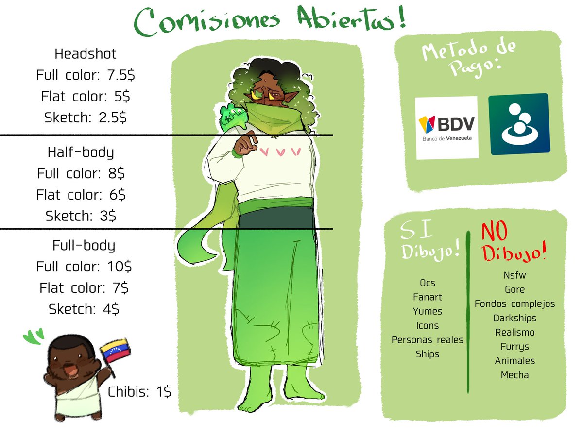 EurylochusCEO's tweet image. COMISIONES ABIERTAS!!
Si tienen algún duda mis dms están totalmente abiertos, los pagos serán locales hasta nuevo aviso 🙏🏽
Se aprecian los rts 💚
#ComisionesAbiertas #opencommissions #epicthemusical