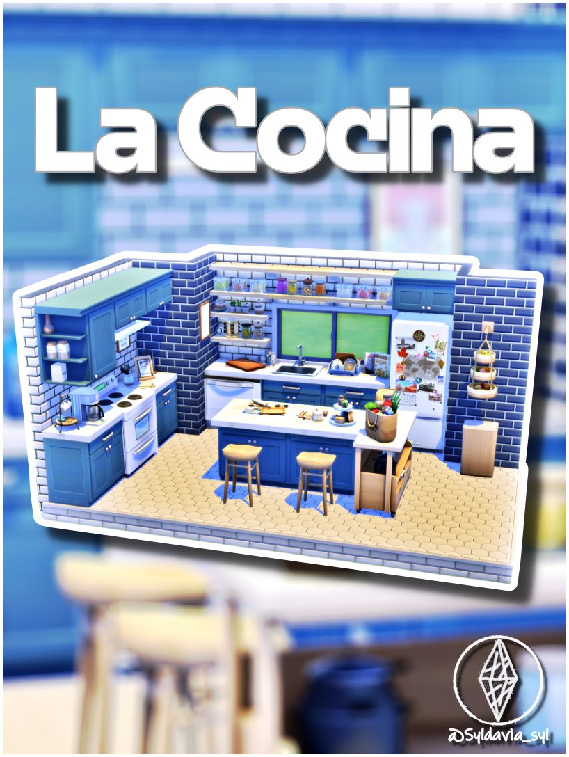 Syldavia_syl's tweet photo. Disponible en la galería, solo lleva #KitchenClutterKit #BaseGame y las estanterías de #HomeChefHustle
Thank you @KKBs_MM
#ShowUsYourBuilds #TheSims4 https://t.co/QhtiAz6RJE