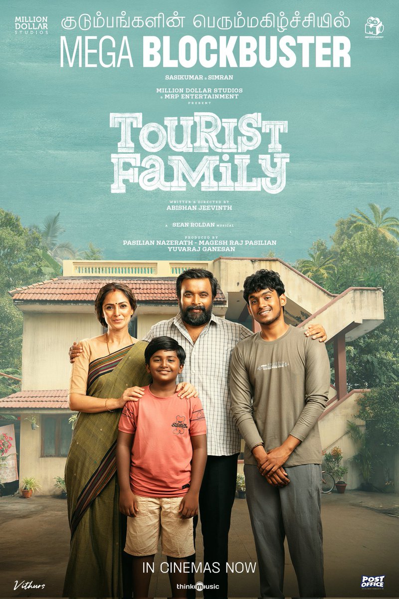 Anand A (@i_ra_anand) on Twitter photo #TouristFamily ~ 8,50,000+ Tickets booked
on Bookmyshow App till now !!
#TouristFamily has surpassed lifetime BMS
ticket sales of #DemonteColony2 (781.6k)
#Jigarthanda2 (810.1k) & #LubberPandhu (841.7k) 👏
<a href="/SasikumarDir/">M.Sasikumar</a> #TouristFamily ~ 8,50,000+ Tickets booked
on Bookmyshow App till now !!
#TouristFamily has surpassed lifetime BMS
ticket sales of #DemonteColony2 (781.6k)
#Jigarthanda2 (810.1k) & #LubberPandhu (841.7k) 👏
<a href="/SasikumarDir/">M.Sasikumar</a>