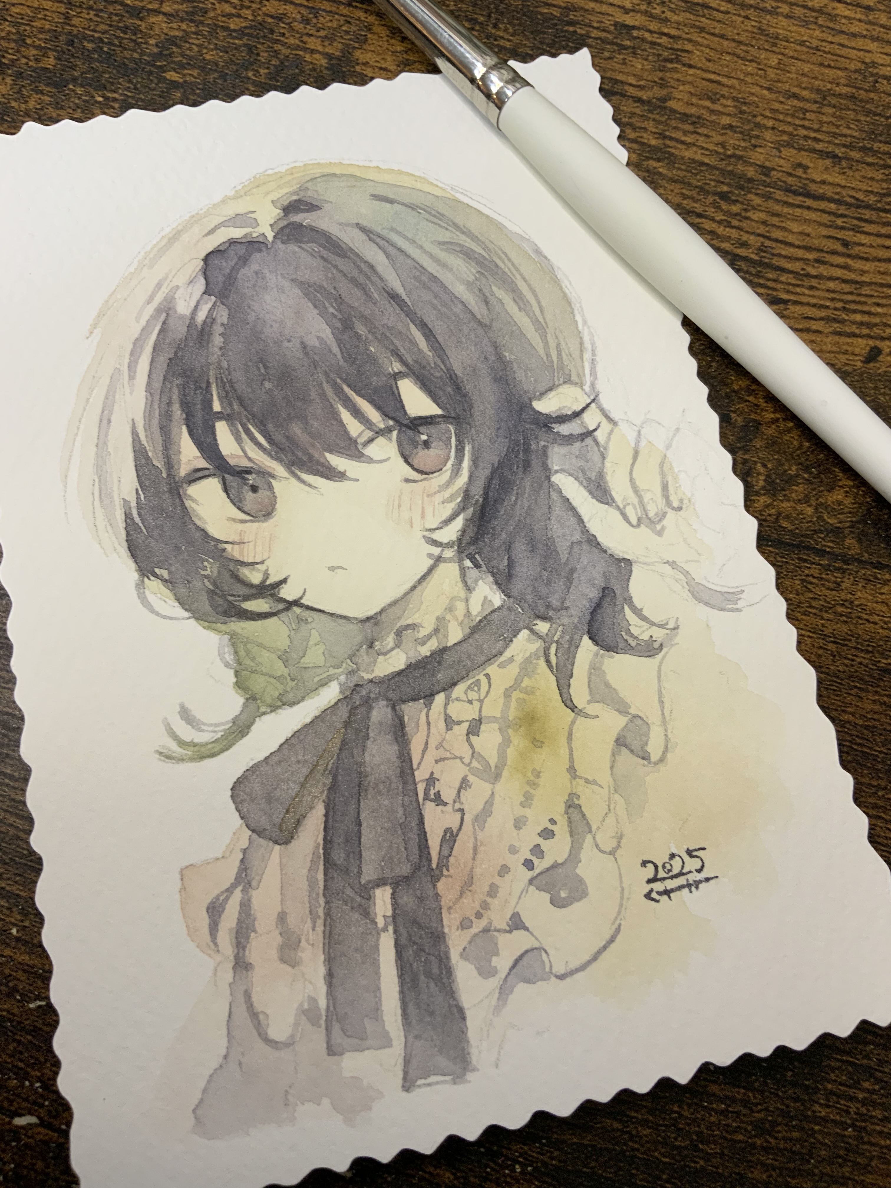 わたくしの中学生時代に描いた落書き「少年時代」 絵画｜その他