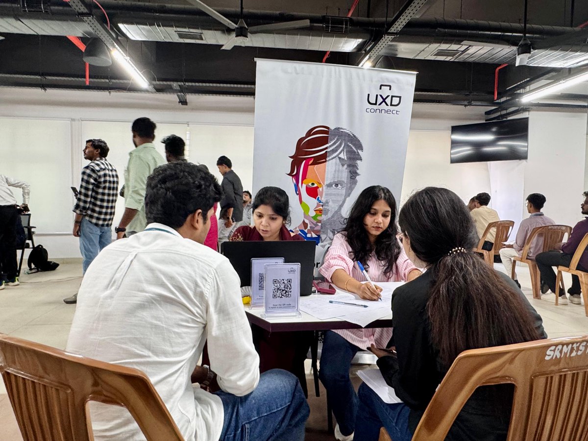 uxdconnect's tweet image. Excited to be part of @StartupTN Internship Fair 1.0 at SRM IST!
@UXDConnect is here to connect budding UI/UX talents with real opportunities.
Let’s shape the future of design together! Register at uxdconnect.com 
#UXDConnect #UIUX #UXD #InternshipFair #SRMIST #StartupTN