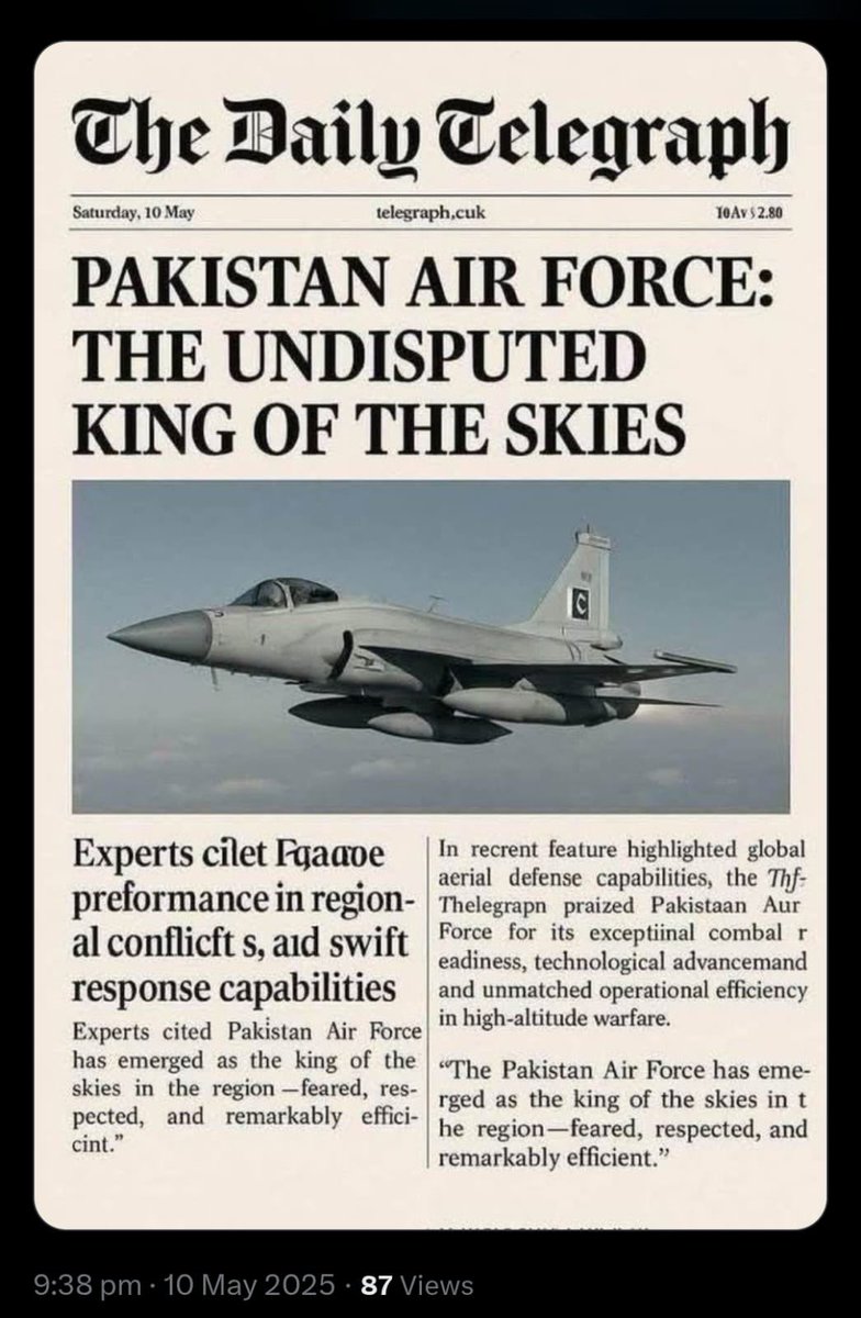PAF earns respect through pure professionalism. No distractions, no unnecessary noise. That’s why they lead, and that’s why nation loves them 🇵🇰💚