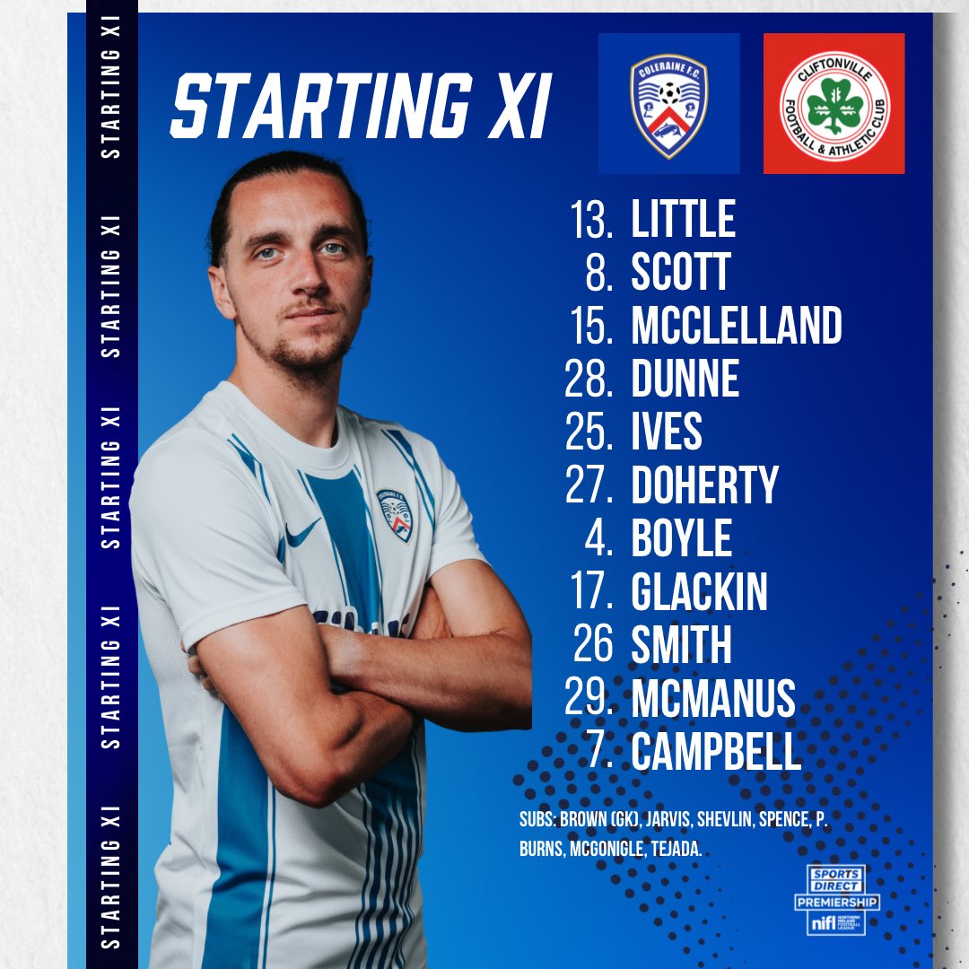 ColeraineFC's tweet photo. 🔒 our team sheet is locked in.

#EuropeanPlayOff #COTB https://t.co/GJwPZ5Rs4j