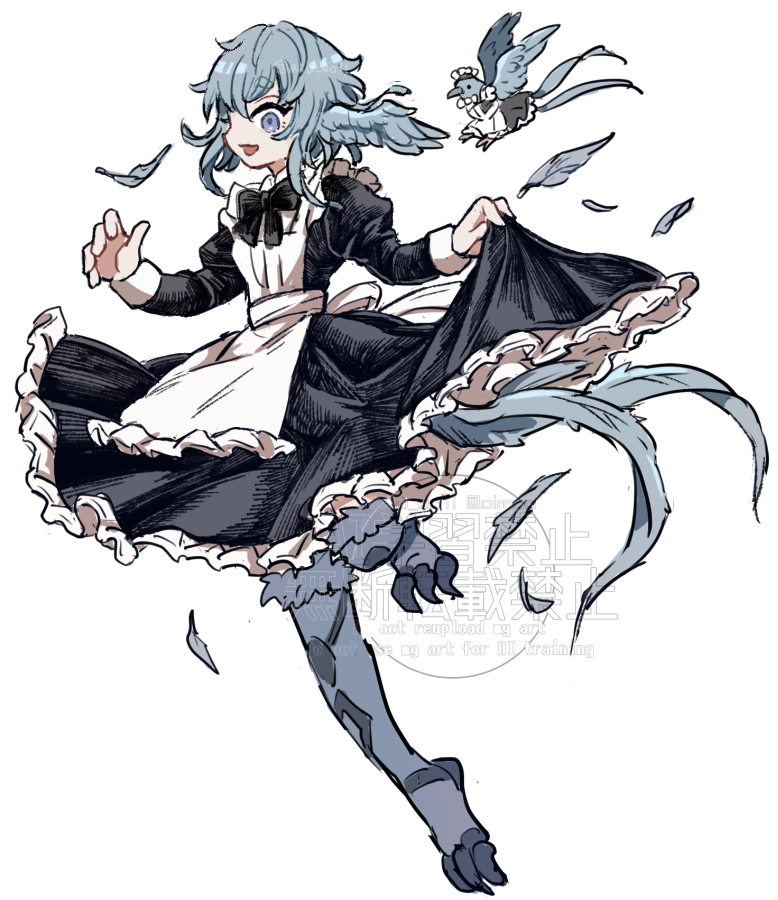 aiu_eo11's tweet image. メイドの日（遅刻）