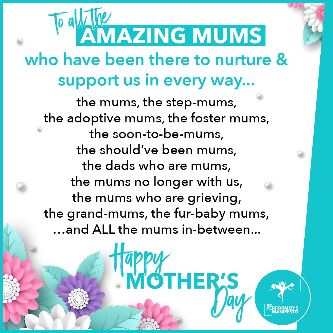 ThePerformersMO's tweet photo. It’s Mother’s Day in many parts of the world — and we’re celebrating the incredible mums who support performers every step of the way.
From dance classes to auditions, thank you for your love, patience, and belief.
Happy Mother’s Day 💐
#HappyMothersDay #PerformersLife https://t.co/3gaePeNGuu