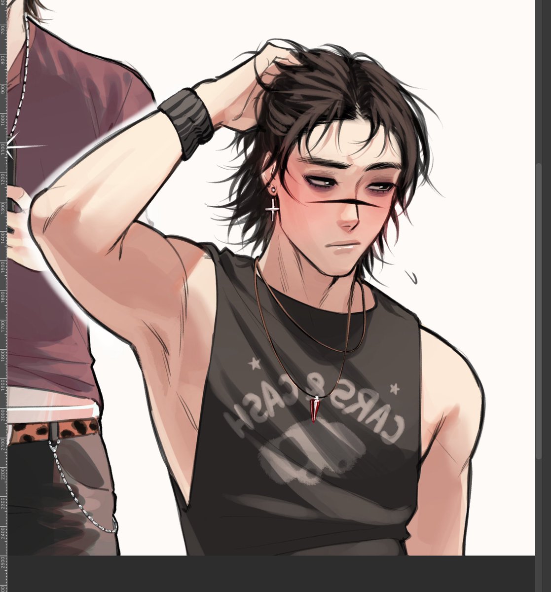 I have a Choso WIP going on rn pls bless me the motivation to finish this 🫩🥀