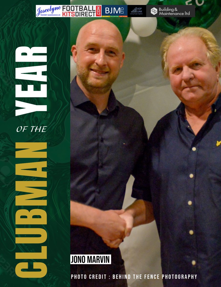 𝟐𝟎𝟐𝟒/𝟐𝟓 𝐀𝐰𝐚𝐫𝐝𝐬 𝐧𝐢𝐠𝐡𝐭 🏆 

Hamworthy Rec Clubman of the Year, Jono Marvin 🟢