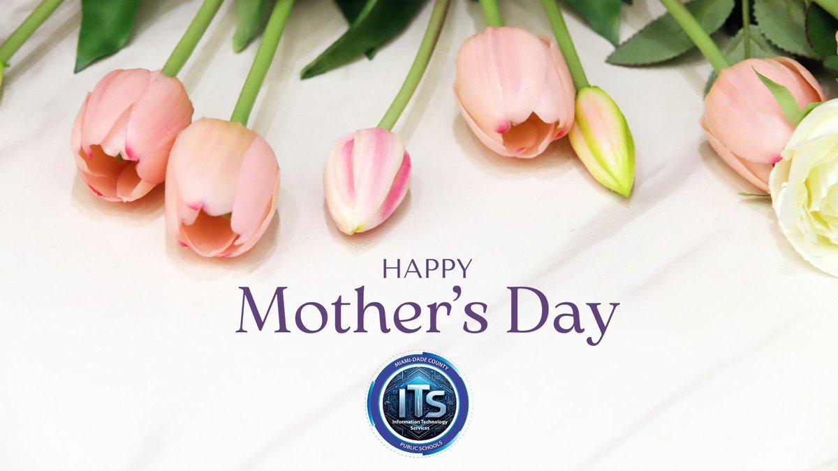mdcpsCIO's tweet image. Happy Mother's Day to the backbone of our families and communities! Information Technology Services @MDCPS sends our warmest wishes to all mothers and mother figures today. We appreciate you! 💐 #MothersDay2025 #Moms #Family