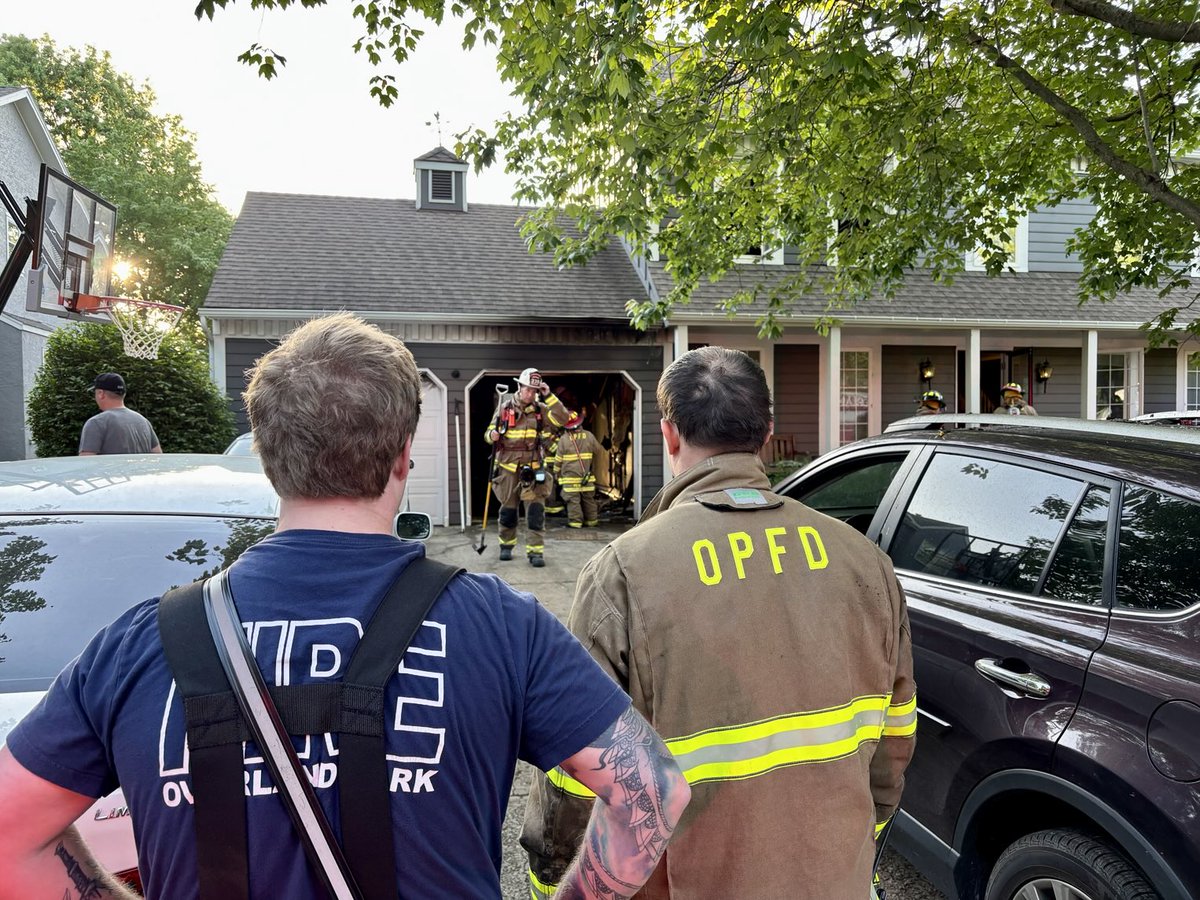 OPFD on scene garage fire 117th &amp; Craig. Fire quickly under control. One resident minor smoke inhalation. No other injuries. Fire continued to garage.