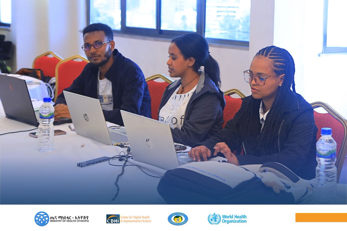 cdhi_uog's tweet photo. @cdhi_uog  in collaboration with @WHO successfully hosted UAT workshops for ANC &amp; Family Planning Integrated Systems (Apr 10-16, 2025). Experts from @FMoHealth, @WHO, &amp; health centers provided feedback to enhance deployment. Thanks to all for their support. #DigitalHealth https://t.co/10pmijBpIN
