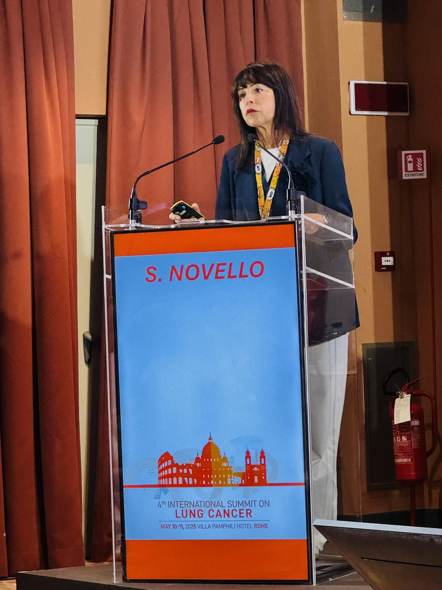 Christian Rolfo (@christianrolfo) on Twitter photo Dr Silvia Novello presenting the ATLAS an important Italian project on testing Cancer Registry. Congratulations to founders and collaborators of this platform at #RomeLung25
<a href="/ABiomarkers/">Biomarkers Atlas</a>
<a href="/UmbertoMalapel1/">Umberto Malapelle</a>
<a href="/FabioPagni1/">fabio.pagni@unimib.it</a>
<a href="/sara_pilotto/">Sara</a> <a href="/galetta2/">Domenico Galetta</a> <a href="/giuliapasello/">Giulia pasello</a> Dr Silvia Novello presenting the ATLAS an important Italian project on testing Cancer Registry. Congratulations to founders and collaborators of this platform at #RomeLung25
<a href="/ABiomarkers/">Biomarkers Atlas</a>
<a href="/UmbertoMalapel1/">Umberto Malapelle</a>
<a href="/FabioPagni1/">fabio.pagni@unimib.it</a>
<a href="/sara_pilotto/">Sara</a> <a href="/galetta2/">Domenico Galetta</a> <a href="/giuliapasello/">Giulia pasello</a>