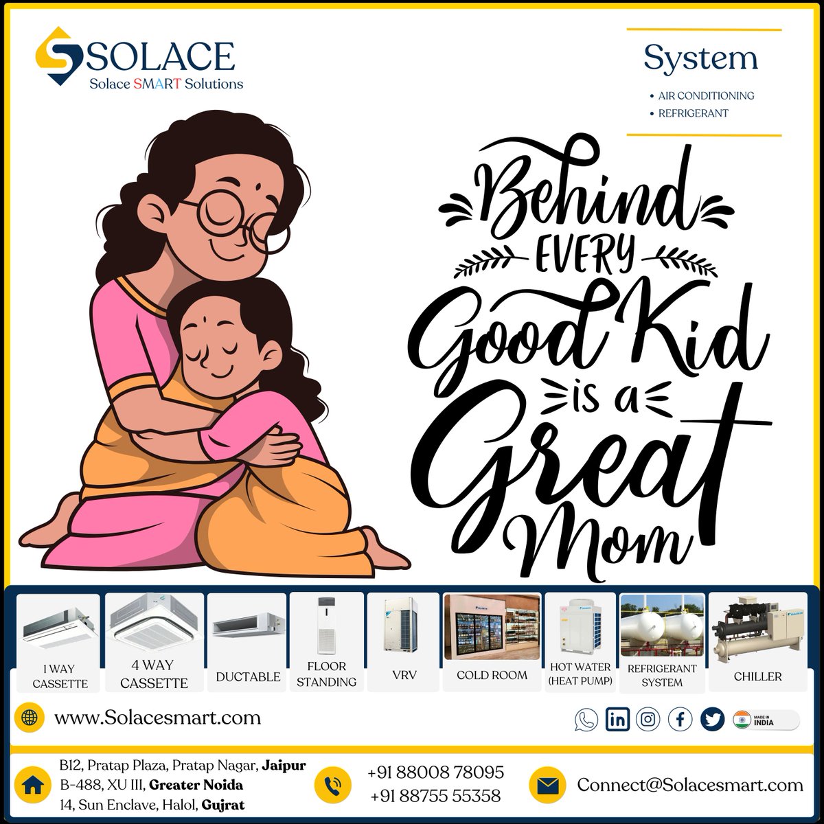 Solace_SMART's tweet photo. To the women who raised us, nurtured us, and continue to inspire us every single day — Happy Mother’s Day! Your love is the foundation of everything beautiful in this world.

#MothersDay #HappyMothersDay #MomLove #ThankYouMom #UnconditionalLove #SuperMom #Solacesmart https://t.co/2vdEJr098s