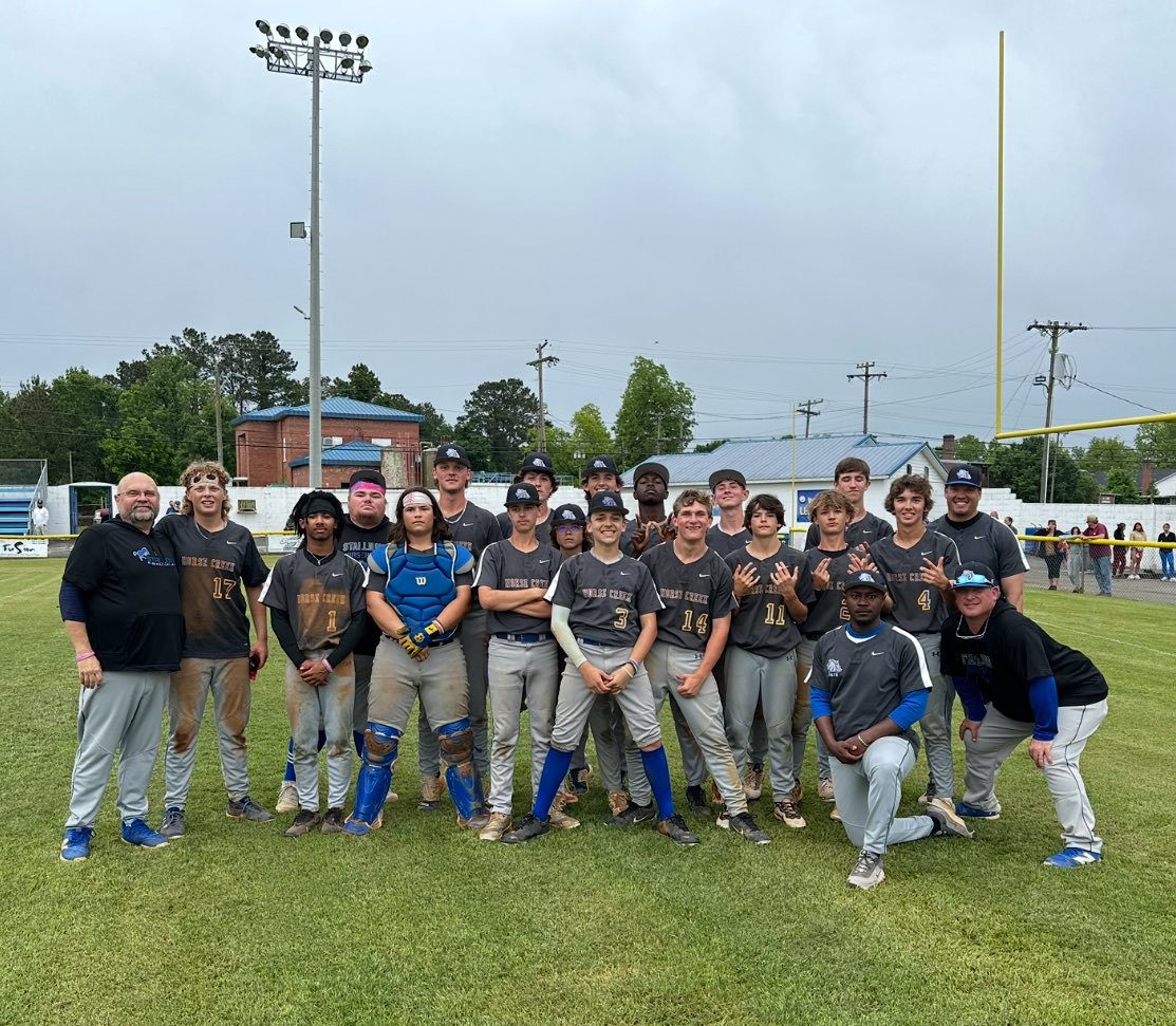 Congratulations again to ⁦<a href="/HCA_BSBL/">Horse Creek Academy Stallions Baseball</a>⁩ for a big time road win, coming back down 8-1 in the 6th to win 12-8 in extras.

Massive respect for Coach Martin, &amp; the storied ⁦<a href="/whitmirewolves/">Whitmire Baseball ⚾️</a>⁩ baseball program. First class - kids, coaches, uniforms &amp; immaculate Legends Stadium