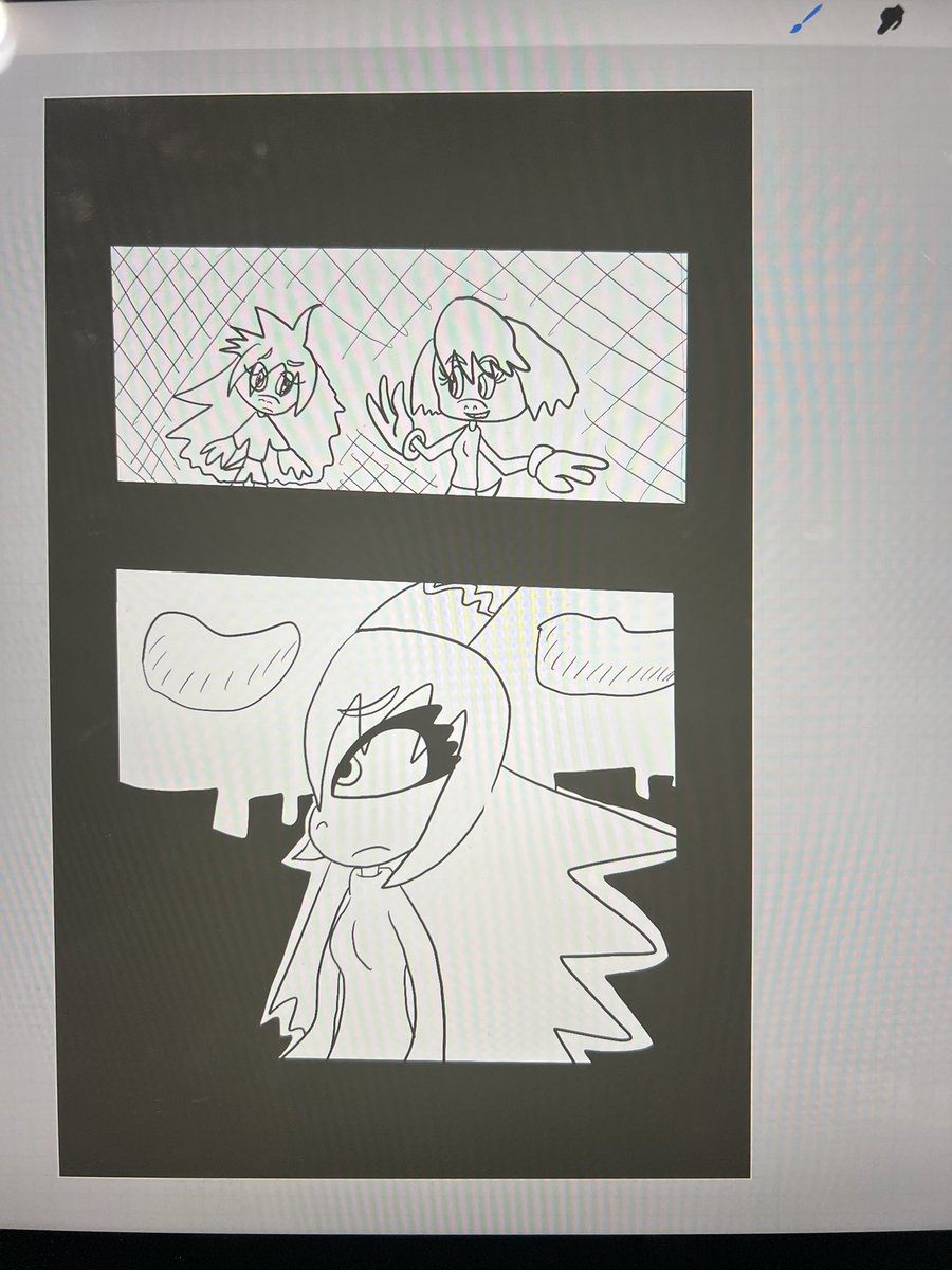 Just finished inking/drawing a page from my @letsgonowcomic while listening to 2000s hip hop music - time to exercise now! I have a half hour to exercise before I have to get ready for work! :)