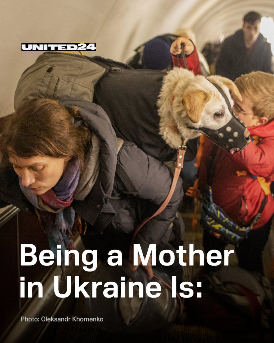 What does it mean to be a mother in Ukraine?

A #MothersDay 🧵👇