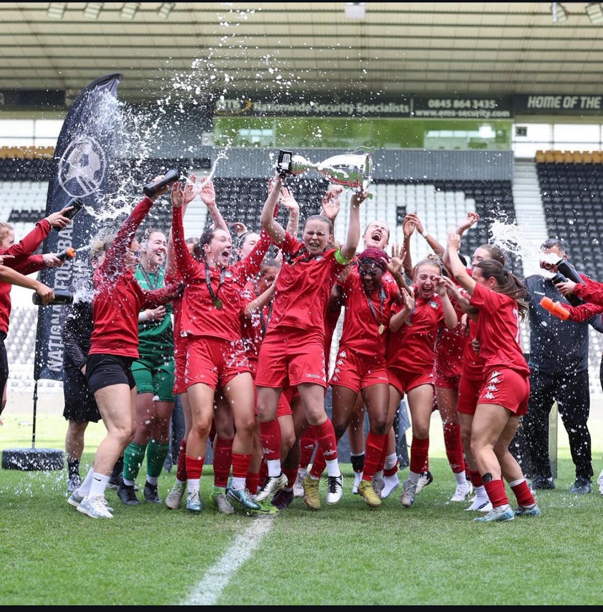 Minichick81's tweet photo. What a season for @AimeeCawood 🔥Final season at West Ham, but seen out with a league and cup win 🏆 🏆 and first season with @AbbeyFootball winning the treble 🏆🏆🏆  I couldn’t be any more prouder of you 🥰🥰 https://t.co/2LMoTFk2Nv