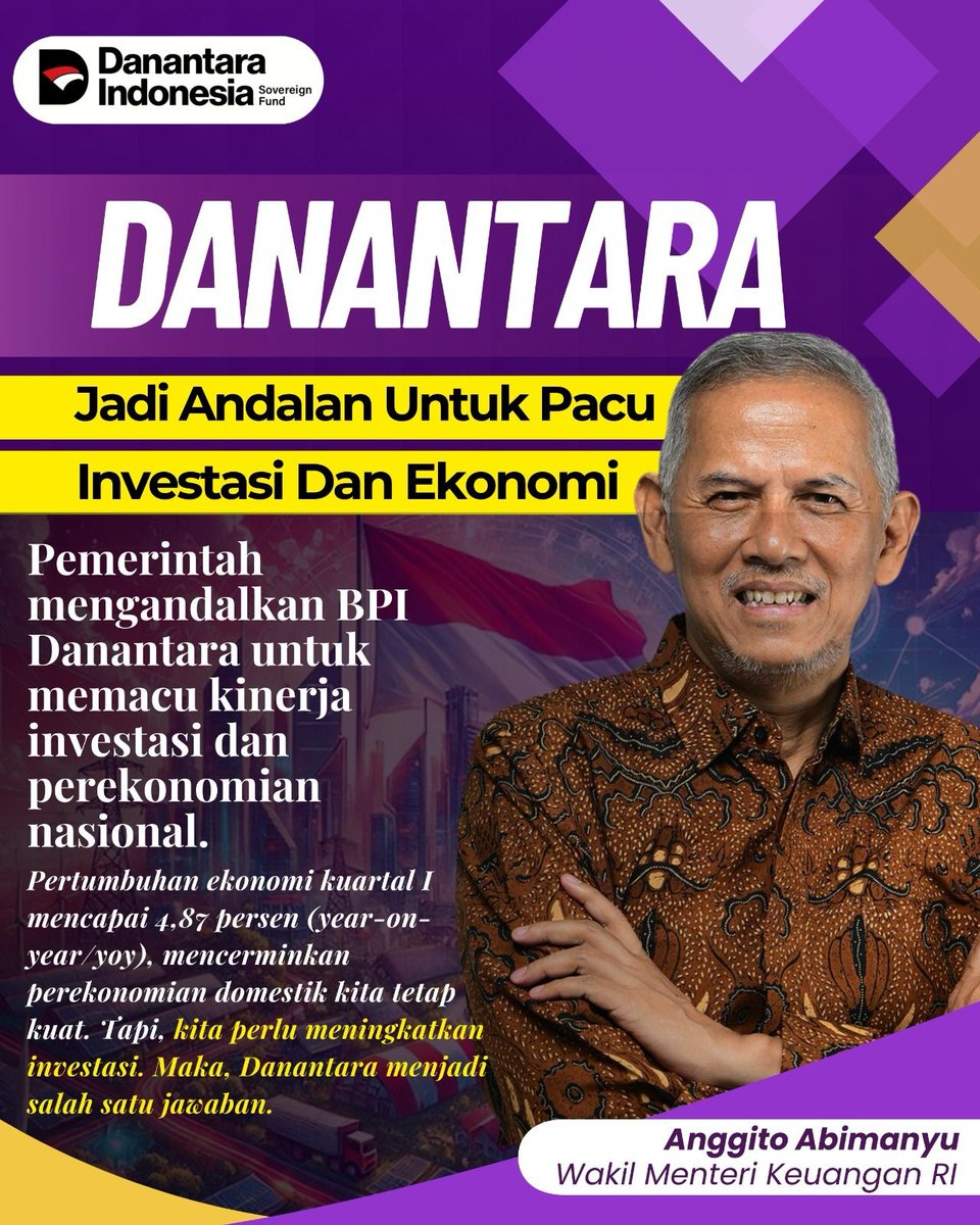 Pemerintah dorong kinerja investasi nasional melalui optimalisasi BPI dan Danantara sebagai motor penggerak pertumbuhan ekonomi berkelanjutan.
#InvestasiBerkelanjutan #EkonomiNasional #BPIDanantara