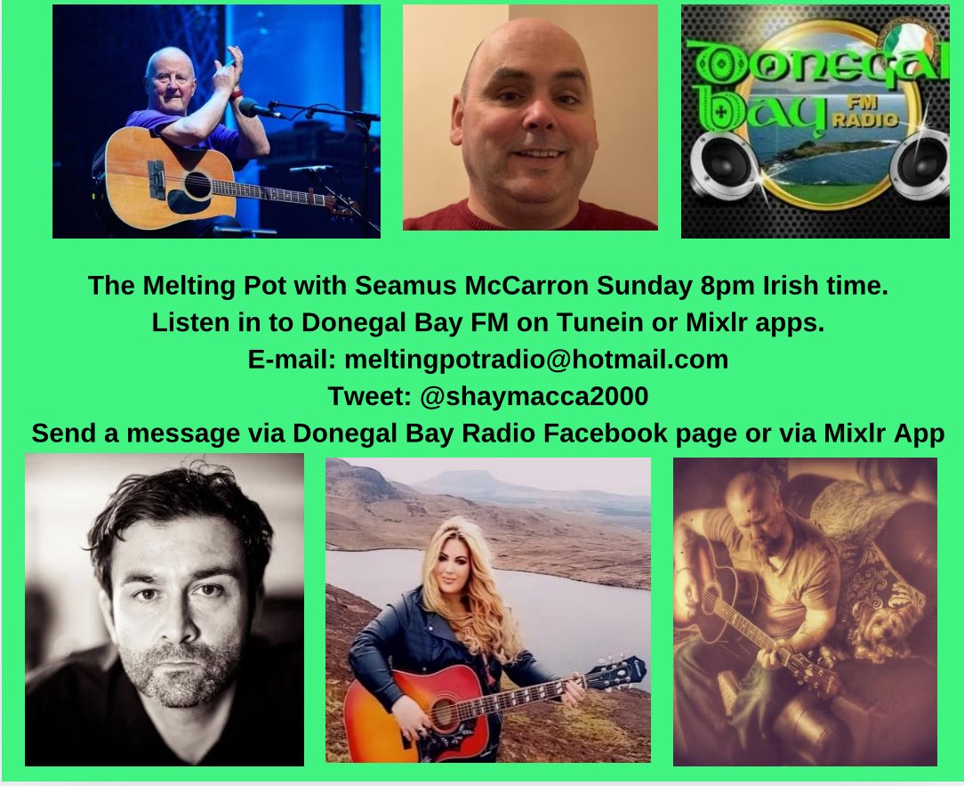 Today on the show, music from David Gray, Suzanne Vega and Lick the Tins among others. With him turning 80 this past week, Christy Moore is our doubleplay. Local artists are Ben Glover, Gemma Heaney &amp; <a href="/Mark/">mark</a> McKinney. Please join me if you can.