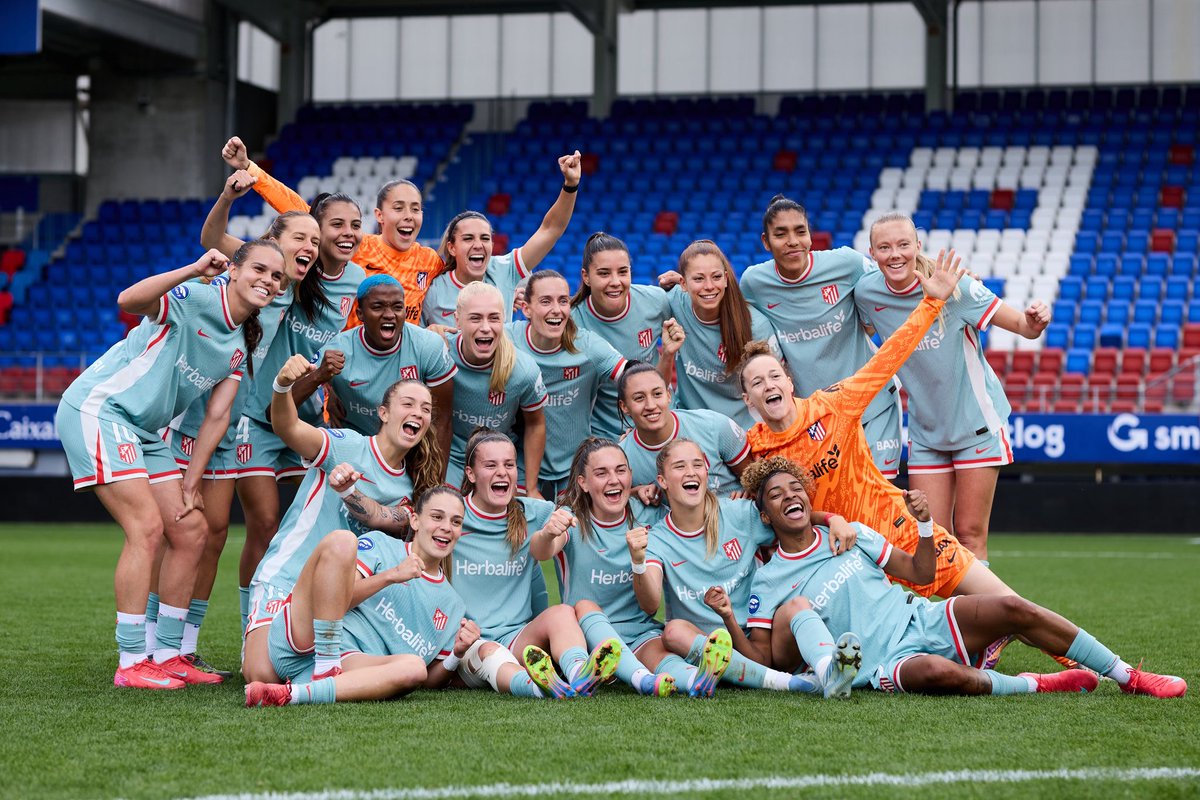 Liga F (@ligaf_oficial) on Twitter photo El <a href="/AtletiFemenino/">Atlético de Madrid Femenino</a> clasificado para la <a href="/UWCL/">UEFA Women’s Champions League</a> 25/26 ✅
#LigaF El <a href="/AtletiFemenino/">Atlético de Madrid Femenino</a> clasificado para la <a href="/UWCL/">UEFA Women’s Champions League</a> 25/26 ✅
#LigaF