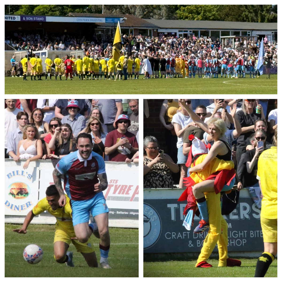 The smiles say it all for the Comedy Charity Game 2025 at <a href="/cheshamutdfc/">Chesham United FC</a> yesterday afternoon ⚽️😁🏆