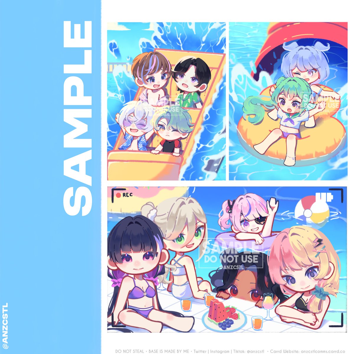 anzcstl's tweet image. [[SUMMER #YCH COMMISSIONS OPEN 🏖️☀️]]

Please read my TOS carefully before purchasing.
For inquiries, please comment or send me a dm 💗