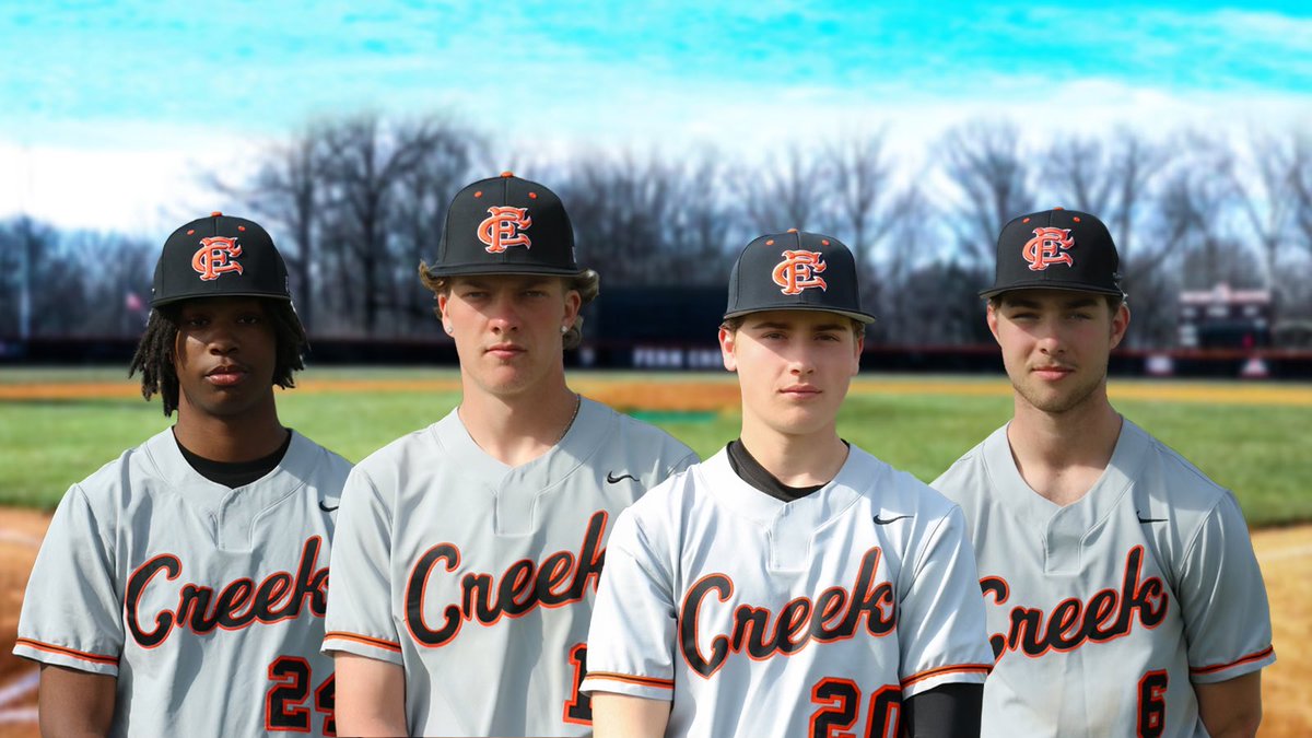Come on out tomorrow evening for our Senior Night🟠⚫️ First pitch @ 5:30 with Senior ceremony @ 5. Help us celebrate our seniors who have dedicated unbelievable time and effort to our program #Creek #Seniors