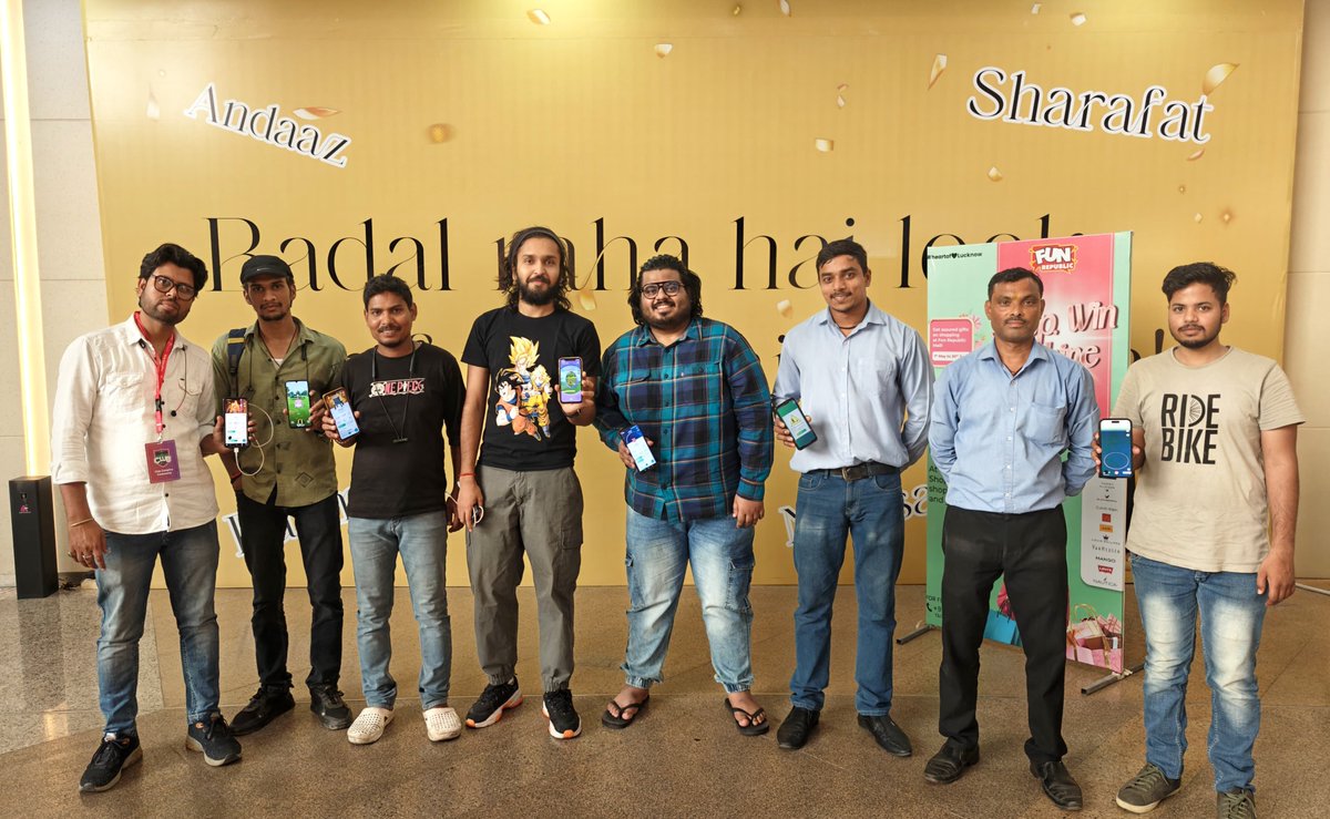 😃 Pawmi #PokemonGoCommunityDay Meetup
💥 Thank you Lucknow trainers for joining!

☄️ Join our community through solo.to/pokemongolko

#PokemonGo #AaoKhelePokemonGo #MeetYouOutThere