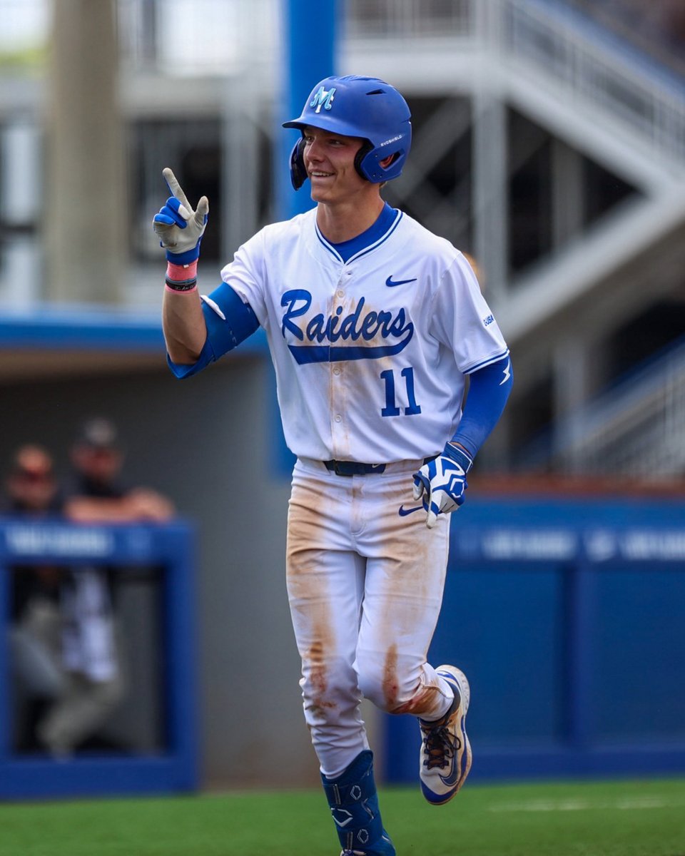 It's never too late for your first HR as a Blue Raider