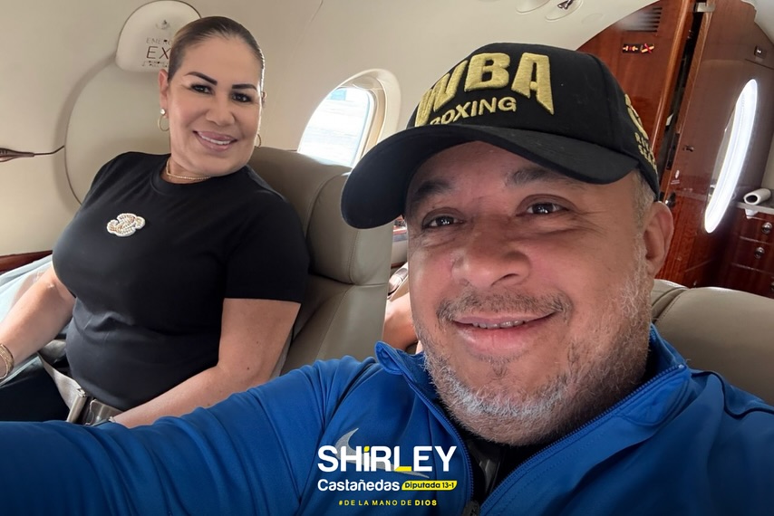 criticaenlinea's tweet image. El amigo fiel @camachocastro, la diputada Shirley Castañeda y los abogados Roniel Ortiz y Alfredo Vallarino cogen vuelo hacia Colombia para reunirse con el expresidente @rmartinelli.