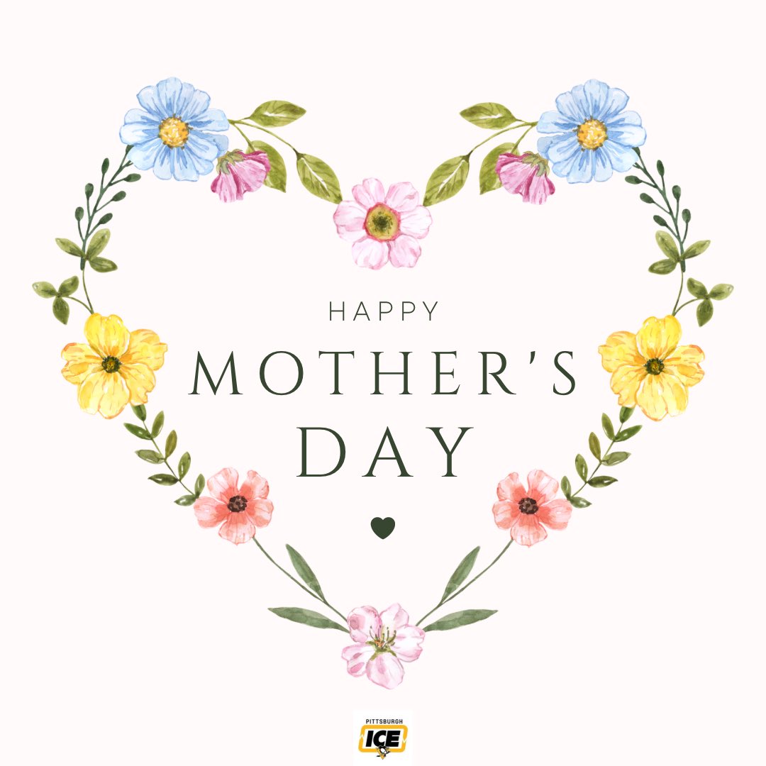IcePittsburgh's tweet image. Happy Motherโs Day to all of the hockey moms out there! ๐๐ฉต