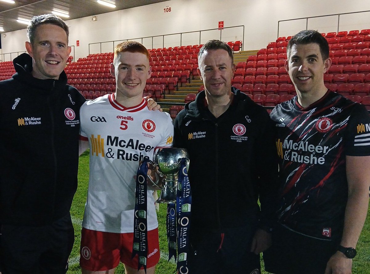 Omagh St. Enda's GAA (@omaghstendas) on Twitter photo Well done to Callum, Conor, Cathal, Shane and the <a href="/TyroneGAALive/">Tyrone GAA</a> under 20s who reached another All Ireland Final today
#ose Well done to Callum, Conor, Cathal, Shane and the <a href="/TyroneGAALive/">Tyrone GAA</a> under 20s who reached another All Ireland Final today
#ose