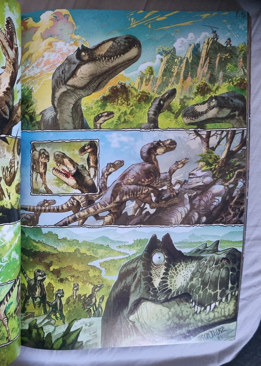 Steve White (@sharkbitesteve) on Twitter photo Got my copy of the graphic novel One Path, by the brilliant <a href="/GregBroadmore/">Greg Broadmore</a>. God it's sumptuous! Imagine a Grindhouse, blood-soaked One Million Years BC with shades of Lovecraftian Cosmic Horror. The art is beautiful and I loved the story. A must for lovers of dinosaurs & comics! Got my copy of the graphic novel One Path, by the brilliant <a href="/GregBroadmore/">Greg Broadmore</a>. God it's sumptuous! Imagine a Grindhouse, blood-soaked One Million Years BC with shades of Lovecraftian Cosmic Horror. The art is beautiful and I loved the story. A must for lovers of dinosaurs & comics!