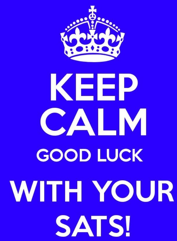 Good luck to all our Year 6 children starting their SATs tomorrow! ✏️
You've worked hard and should be proud - just do your best. You've got this! 💪,#SATs #GoodLuck
