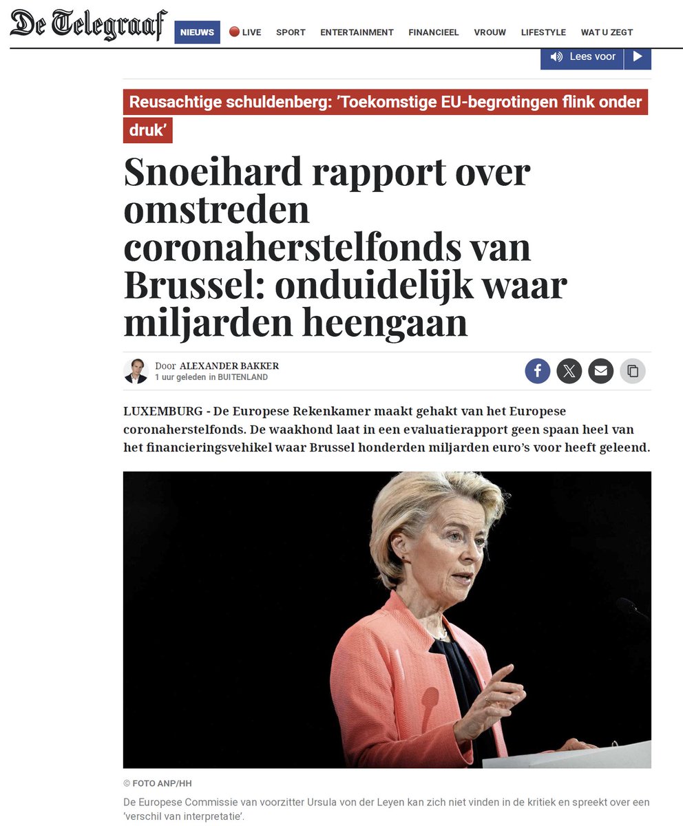 Ton Smit (@tonsmit) on Twitter photo <a href="/cryptus_jesus/">jesus cryptus</a> Het gaat om 200 miljard dollar aan politiek geïnspireerde liefdadigheid.
Zet ook geen zoden aan de dijk.
De EU kon vorige week ruim 800 miljard euro voor het Corona Herstelfonds niet goed verantwoorden. <a href="/cryptus_jesus/">jesus cryptus</a> Het gaat om 200 miljard dollar aan politiek geïnspireerde liefdadigheid.
Zet ook geen zoden aan de dijk.
De EU kon vorige week ruim 800 miljard euro voor het Corona Herstelfonds niet goed verantwoorden.