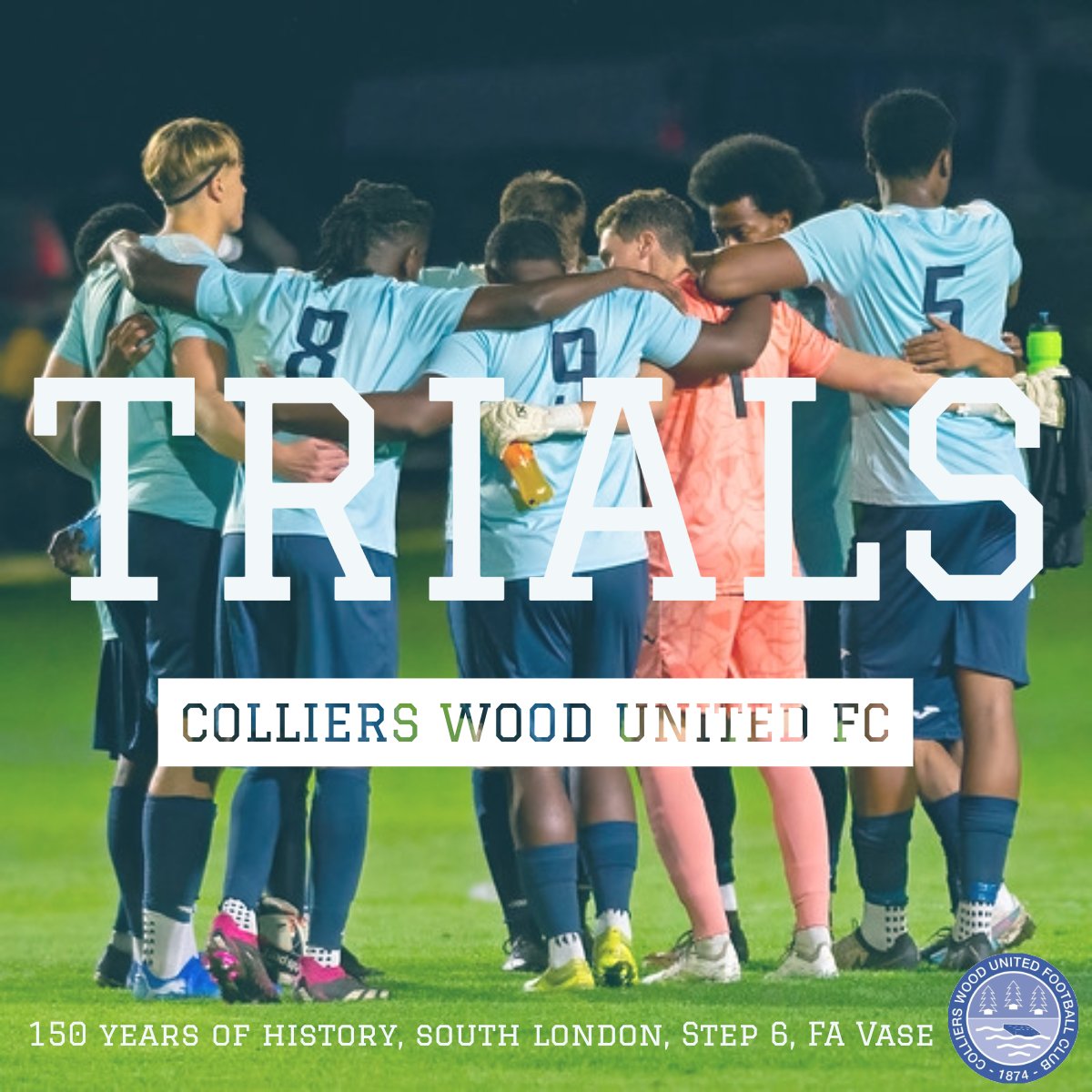 ⚽️ PRE-SEASON TRIALS ⚽️ 

Looking to build on a solid 24/25! 

Experience at BUCS uni level or London Step 5/6? Get in touch

Register for invite-only trials below

forms.gle/e7WHioGqEDZMbG… 

We'll be in touch in early June 

#FootballTrials #NonLeague #SouthLondon #Preseason
