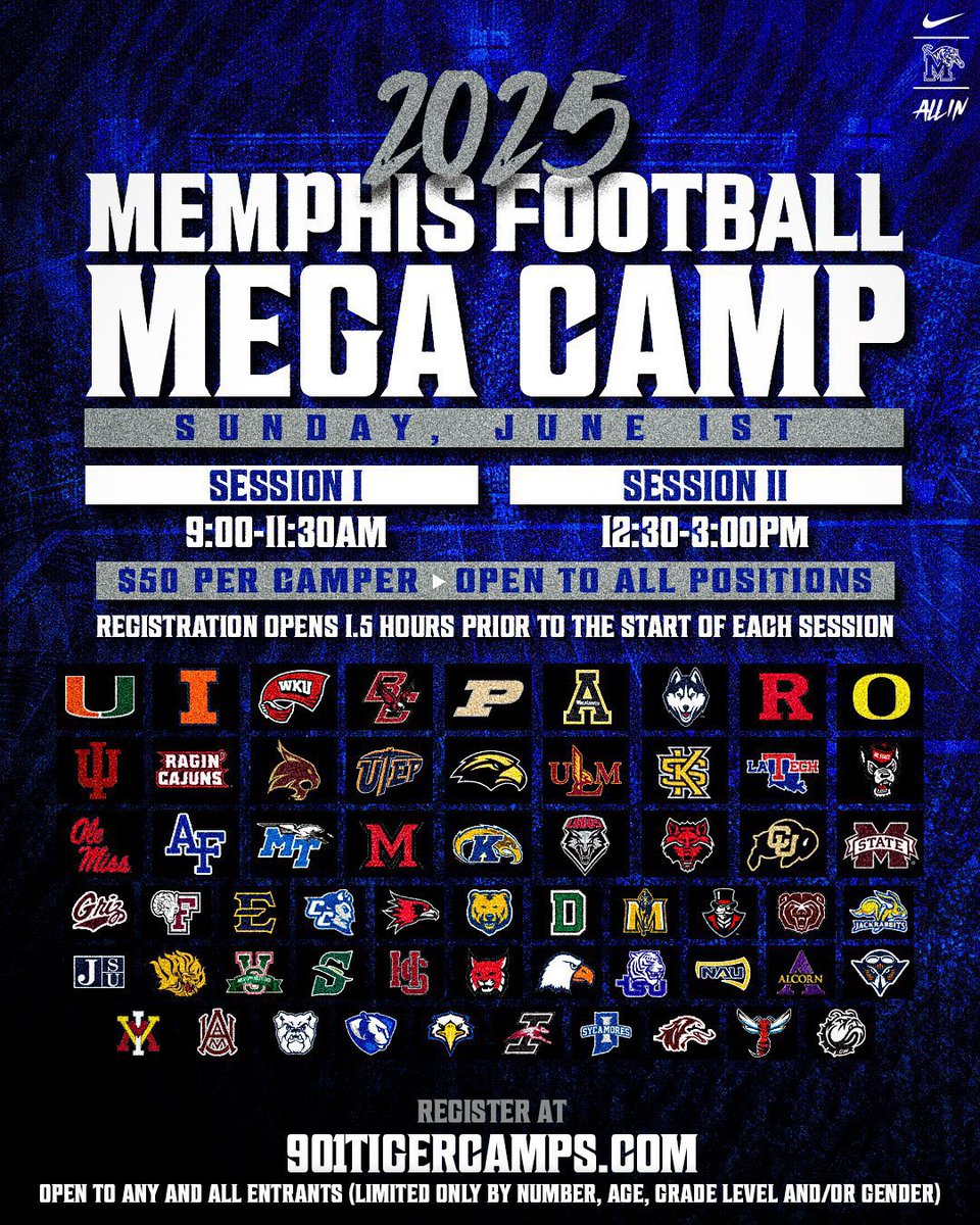 Jordan Hammond (@jordanhamm83685) on Twitter photo Thank you <a href="/Blake__Moore/">Blake Moore</a> for the <a href="/MemphisFB/">Memphis Football</a> camp invitation
<a href="/CoachHarmon_/">Craig Harmon</a> <a href="/Coach_Hoff_67/">Coach Hoffman</a> <a href="/PrepRedzoneNext/">Prep Redzone 𝙉𝙀𝙓𝙏 🏈</a> <a href="/QBHitList/">QBHitList.com</a> Thank you <a href="/Blake__Moore/">Blake Moore</a> for the <a href="/MemphisFB/">Memphis Football</a> camp invitation
<a href="/CoachHarmon_/">Craig Harmon</a> <a href="/Coach_Hoff_67/">Coach Hoffman</a> <a href="/PrepRedzoneNext/">Prep Redzone 𝙉𝙀𝙓𝙏 🏈</a> <a href="/QBHitList/">QBHitList.com</a>