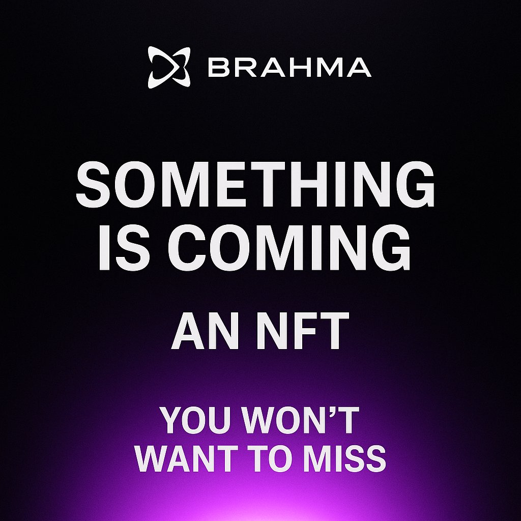 Something big is coming to the <a href="/BrahmaFi/">Brahma</a>  ecosystem.
An NFT? Yes.

But it’s not just art  it’s an imprint.

Maybe with real utility.

Rewards? Exclusive access? Onchain advantages?
And on which chain? Mode? Base? Or something even more ambitious?

No one knows for sure.

But one