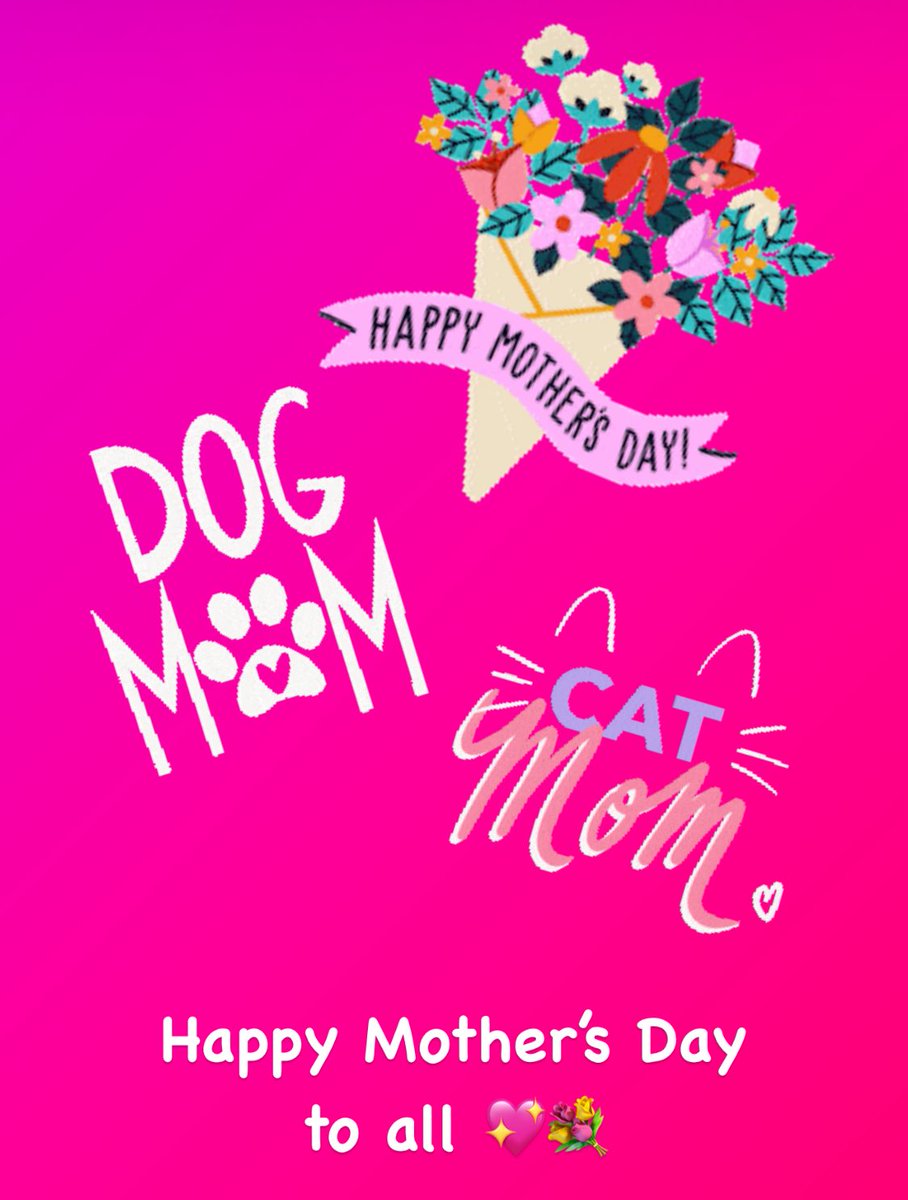 Happy Mother’s Day to all 💐💖 #MothersDay #MothersDay2025 #MothersDayWeekend #MothersDayCelebration #furmom #furmama #dogmom #catmom #likeamom #missingmom #alwaysinmyheart #mash4077 #4077mash #nostalgia #classicmash