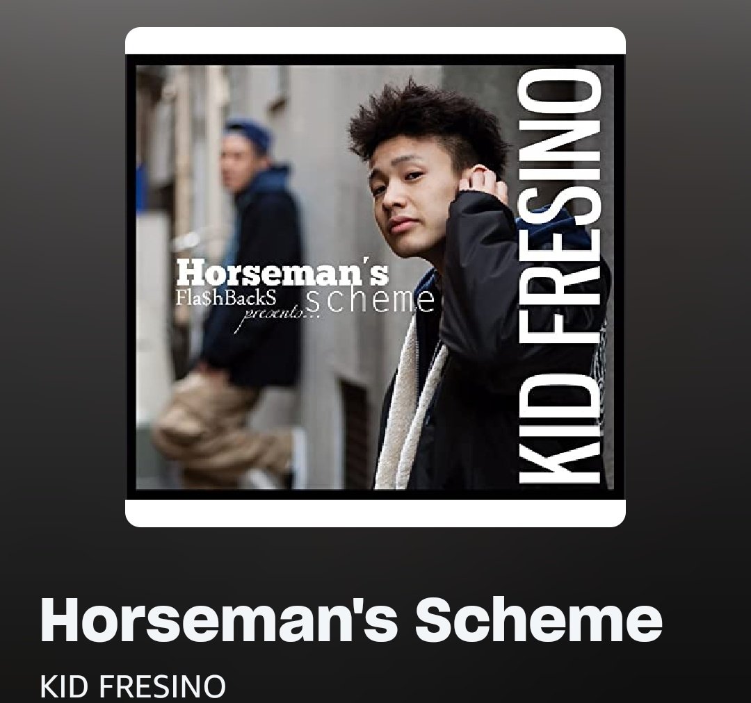 Kid fresino HORSEMAN' S SCHEME 新品未開封品 Kid fresino HORSEMAN