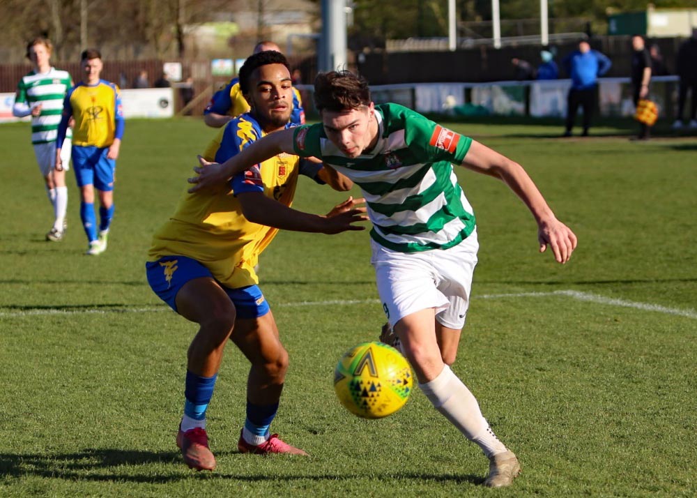 Great to see former Corinthian Harvey Smith score and bag the Player of the Match at Wembley this afternoon for Whitstable Town. All ways a great photographic subject.