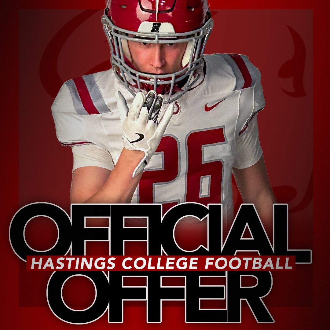 bennet (@bennetgillman31) on Twitter photo After a great conversation with <a href="/coach_ksuttles/">Kyle Suttles</a> I am blessed to receive another offer to play College football at Hastings! <a href="/CoachFranzen/">Matt Franzen</a> <a href="/HCBroncoFB/">Hastings College Football</a> <a href="/ElkhornSouthFB/">Elkhorn South Football</a> After a great conversation with <a href="/coach_ksuttles/">Kyle Suttles</a> I am blessed to receive another offer to play College football at Hastings! <a href="/CoachFranzen/">Matt Franzen</a> <a href="/HCBroncoFB/">Hastings College Football</a> <a href="/ElkhornSouthFB/">Elkhorn South Football</a>