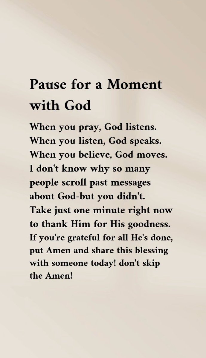 Pause for a moment with God