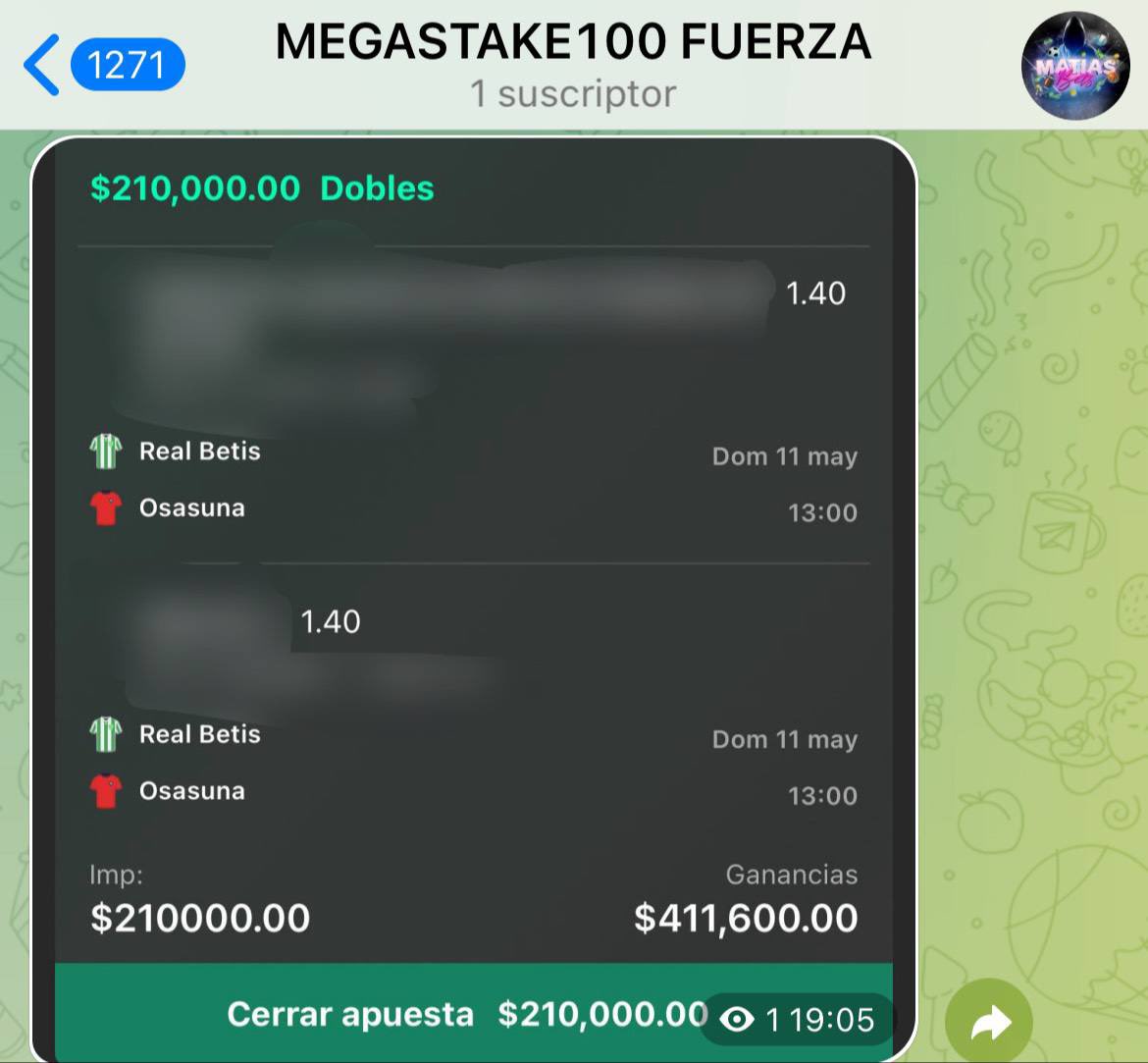 Picks_Del_Rey's tweet photo. NUEVO MEGA STAKE 100 + PARLAY DE MATIAS BETS 👇🏻💙
GRATIS POR LOS CANALES DE ABAJO 👇🏻 
https://t.co/QdxDlR3hOi
https://t.co/aeEQZPaeiD https://t.co/OcRtRMgpfY