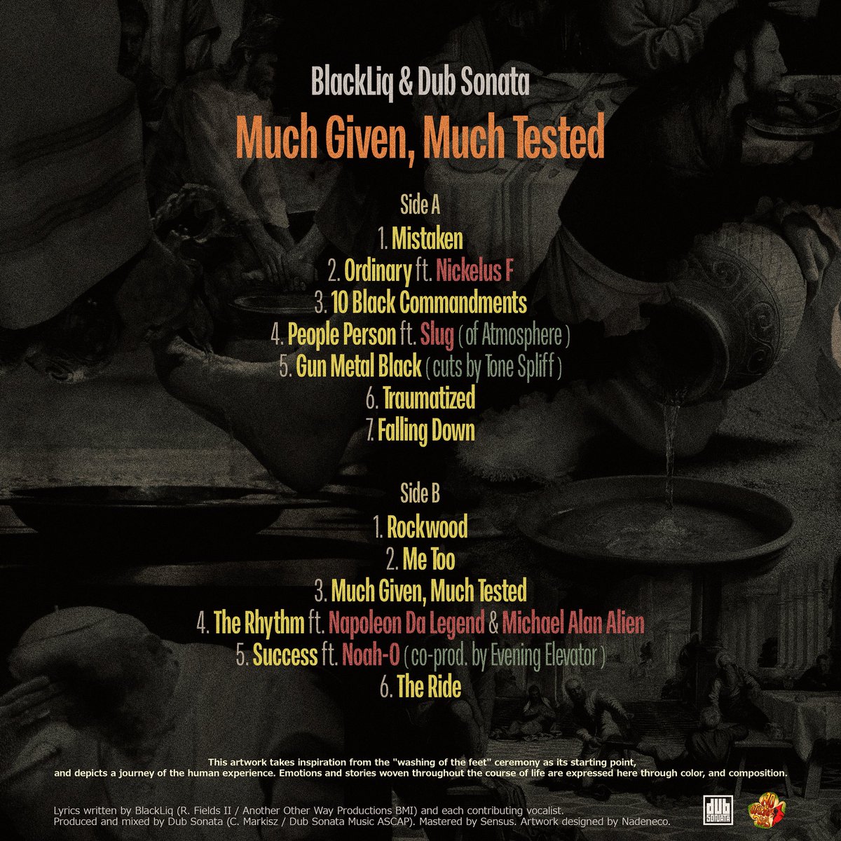 Friday we gave you a new album! BlackLiq &amp; <a href="/DubSonata/">Dub Sonata</a> - “Much Given, Much Tested” is on all platforms. 

BlackLiq.com

This has been such an amazing start and we’ve still got so much to share with you through this album. 

Thank you for your continued support, for