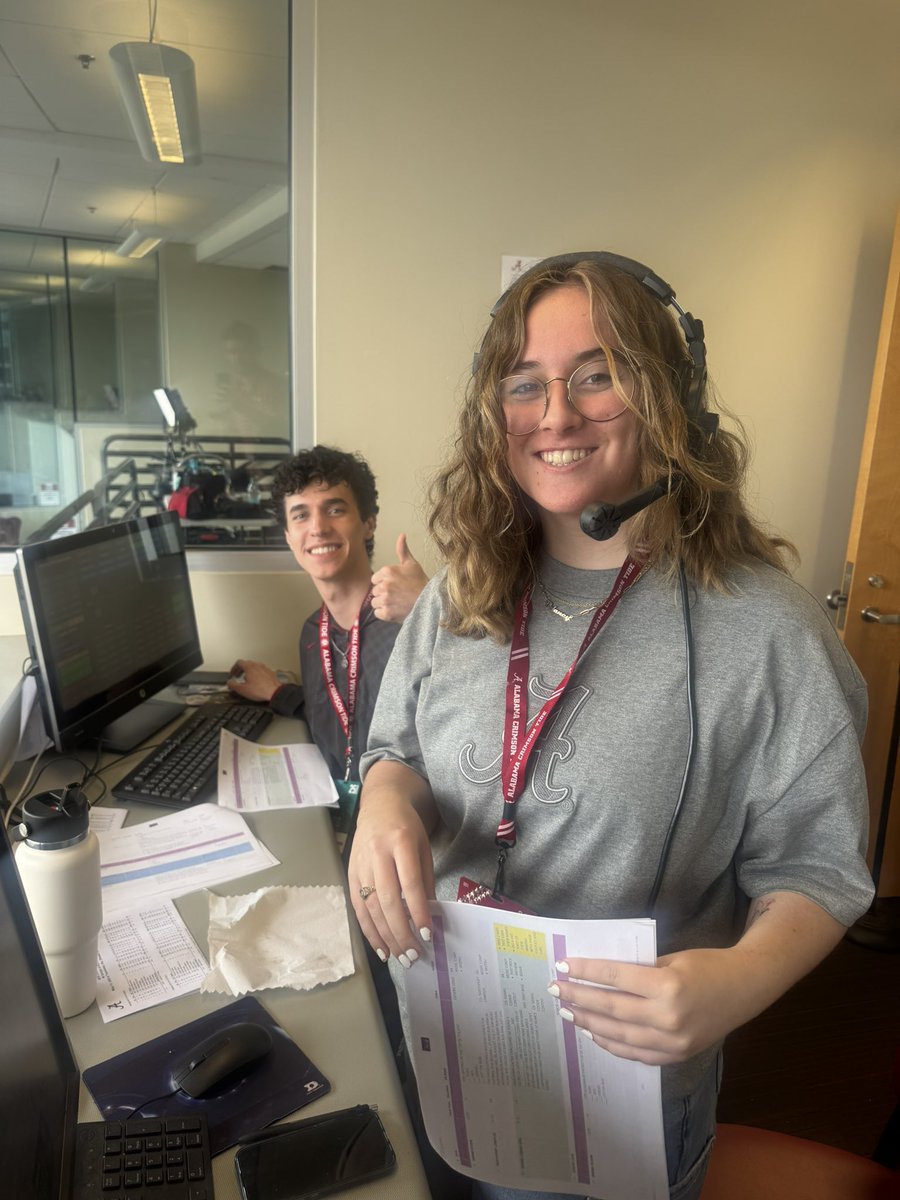 Senior @uactp rockstars and in-venue producers Delaney and JR bringing the juice for their last career shift at the Joe!