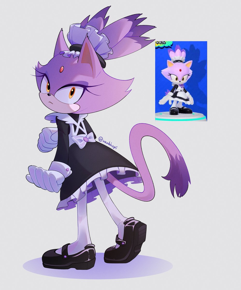 💜 #BlazeTheCat  #SonicTheHedgehog