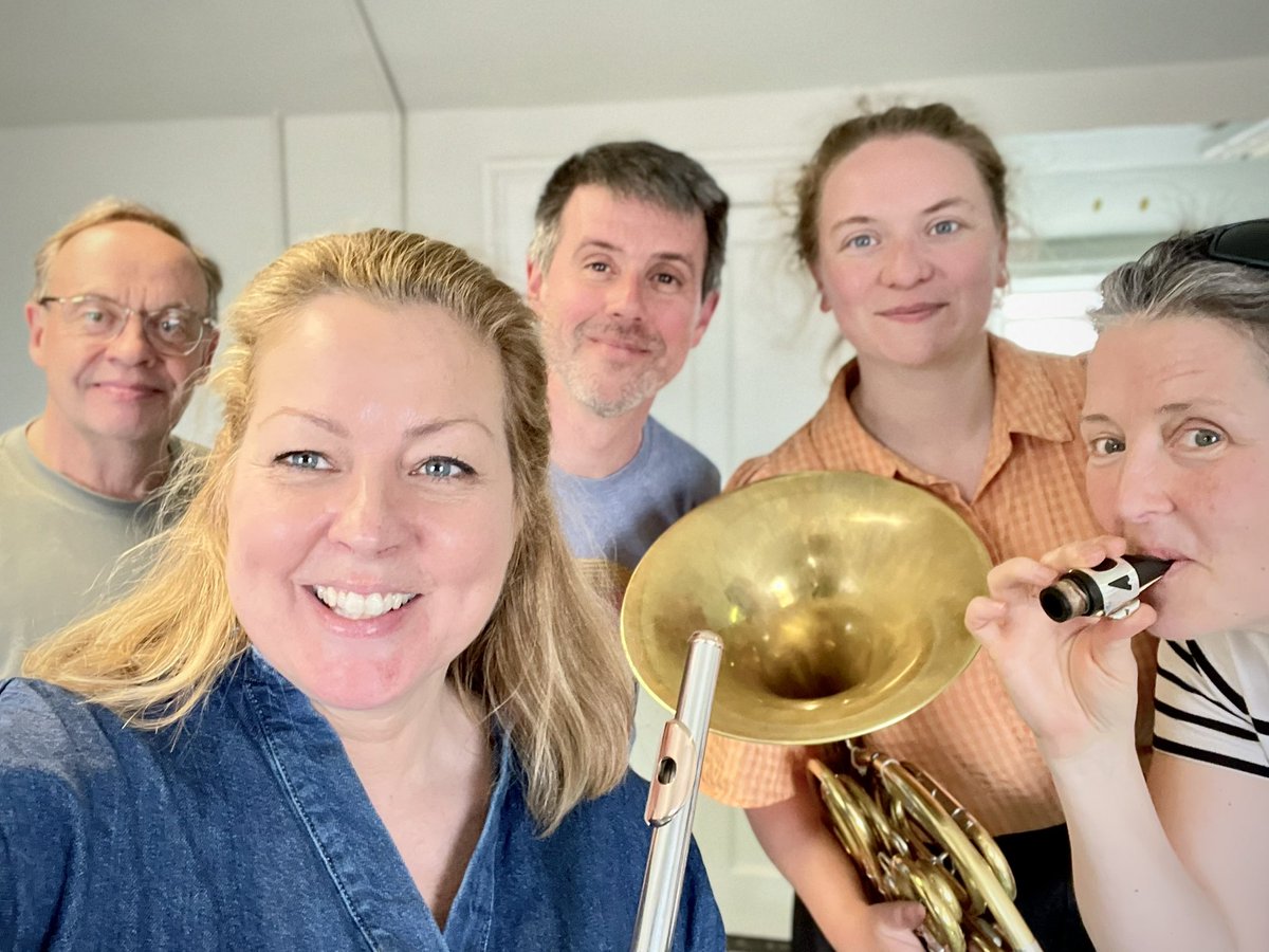 Rehearsals underway!
<a href="/WestWicFestival/">WestWicklowFestival</a> 
#windquintet