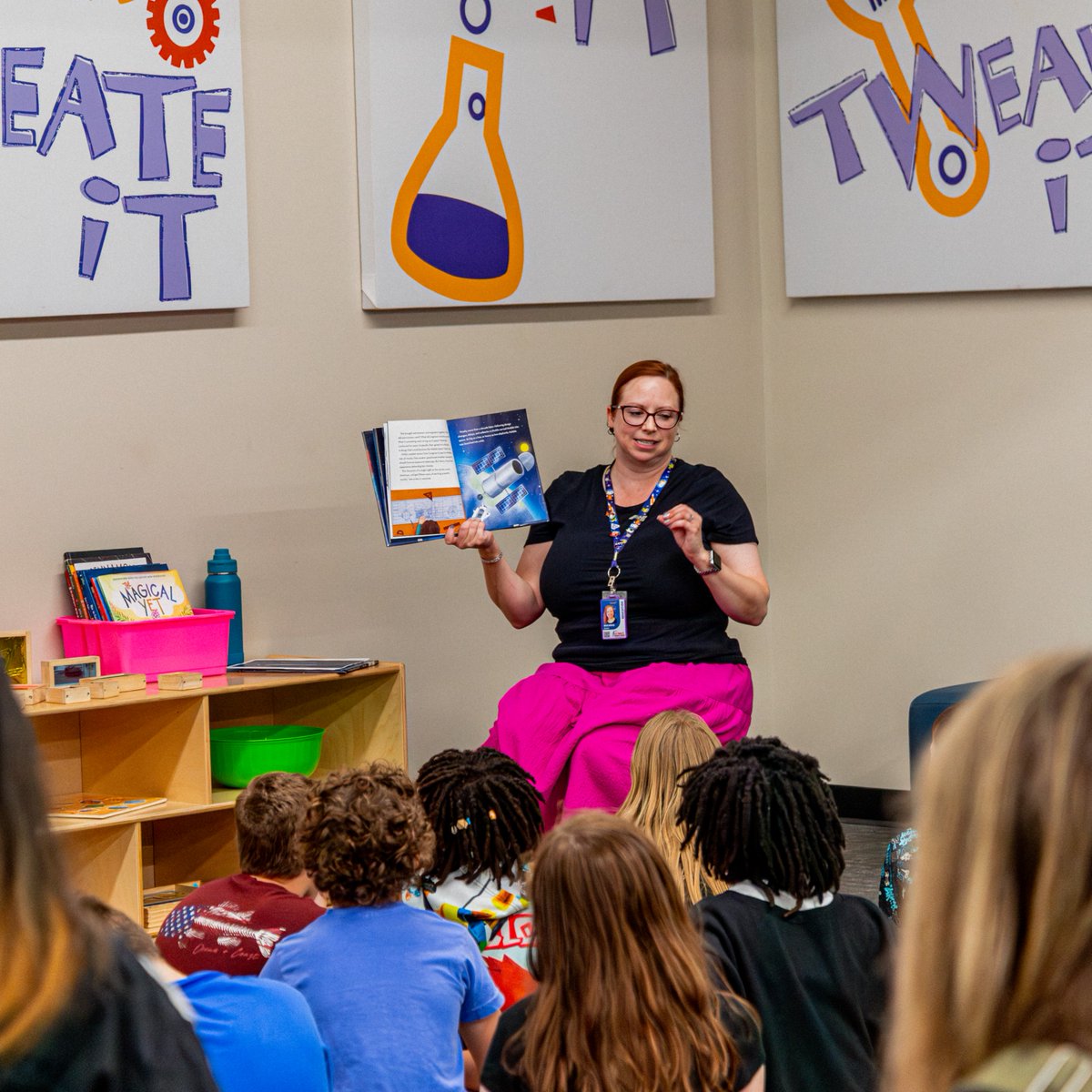 Join us for our STEAM Literature Series every Thursday at 10 a.m. inside Spark!Lab! It’s the perfect blend of engaging stories and hands-on exploration! ✨ This May's Adventures: 
May 15: Newton's Laws 🚀, May 22: Nebulas 🌌, May 29: Counting &amp; Measuring 📏