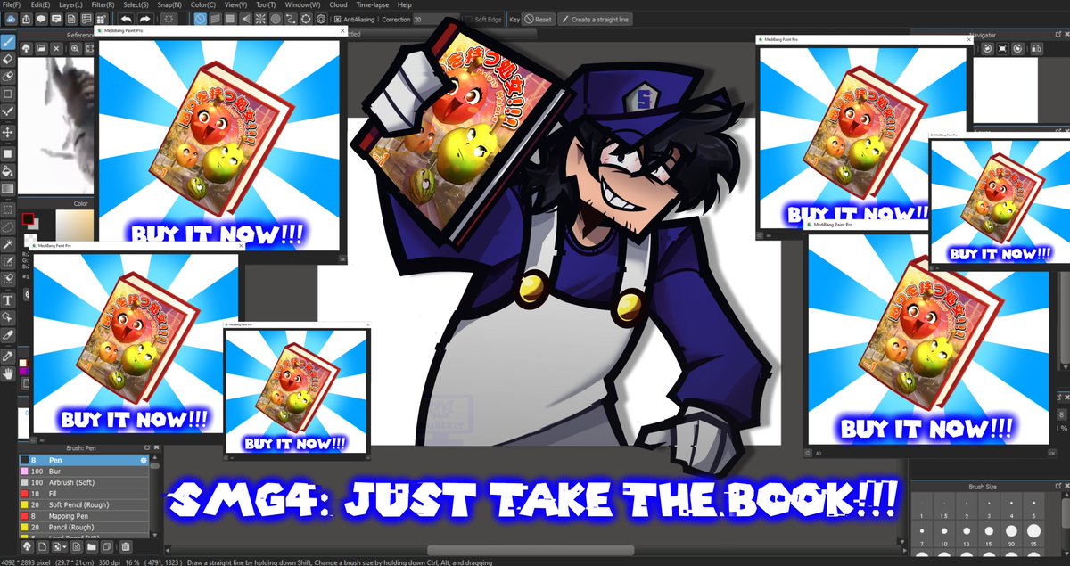 SaiberitMeme33's tweet photo. Get out of here dude, I just want to draw 💔

#SMG4 https://t.co/7atZWniF3e