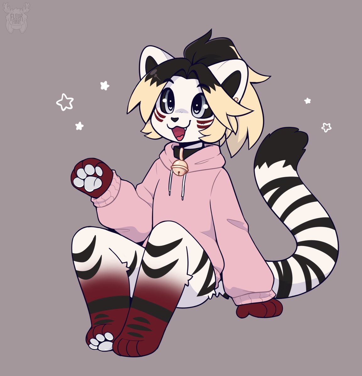 *Purrrr*
🎨: <a href="/Fleurfurr/">Fleur</a> 
I love it!!!!!!!
#furry #furryart